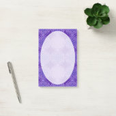 Post-it® Fleur de vie - motif de timbre - violet (Bureau)