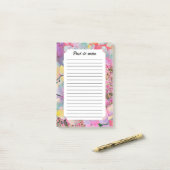 Post-it® Fleur d'été Hydrangea en fleurs (Sur un bureau)