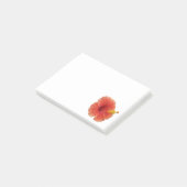 Post-it® Fleur d'Hibiscus Orange Florale Tropicale (Incliné)