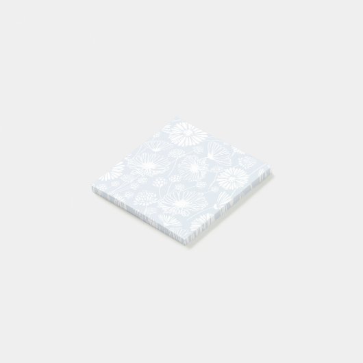 Post-it® Fleur douce (blanc | Bleu) (Incliné)