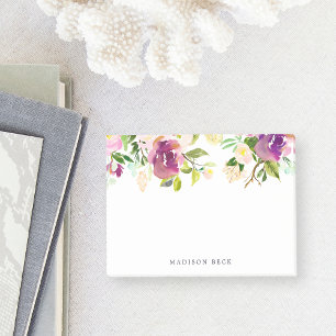 Post-it® Fleur dynamique personnalisée