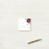 Post-it® Fleur et feuilles fantaisistes (Sur un bureau)