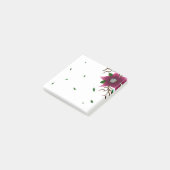 Post-it® Fleur et feuilles fantaisistes (Incliné)