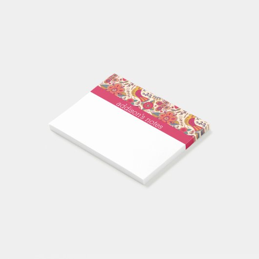 Post-it® Fleur fantaisie + Nature (Incliné)