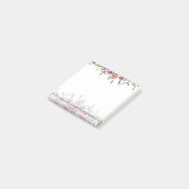 Post-it® Fleur florale aquarelle fidèle   (Incliné)