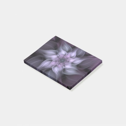 Post-it® Fleur fractale violette (Incliné)