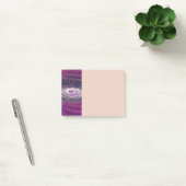 Post-it® Fleur frappante abstraite fractale couleur rose (Bureau)