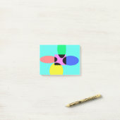 Post-it® Fleur futuriste (Sur un bureau)