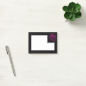 Post-it® Fleur gothique de rose violet-rouge (Bureau)