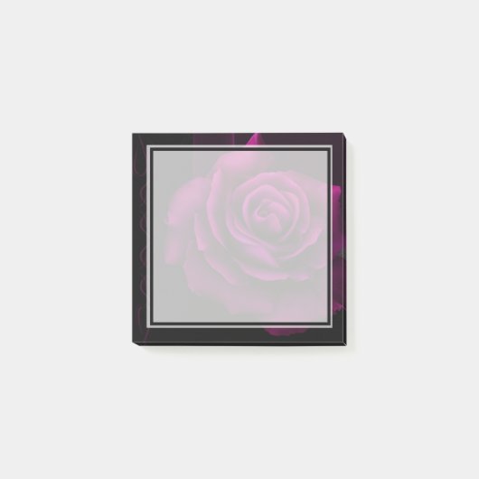 Post-it® Fleur gothique de rose violet-rouge (Devant)