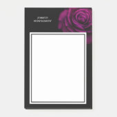 Post-it® Fleur gothique de rose violet-rouge (Devant)
