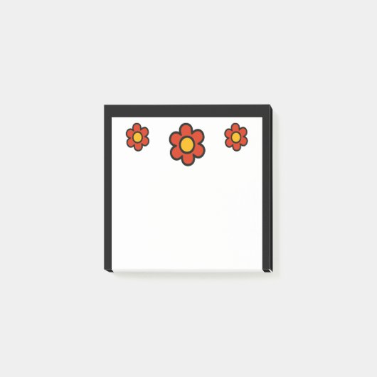 Post-it® Fleur Heureuse (Devant)