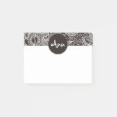 Post-it® Fleur Jungle Noir (Devant)