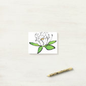 Post-it® Fleur Lily de Lotus (Sur un bureau)