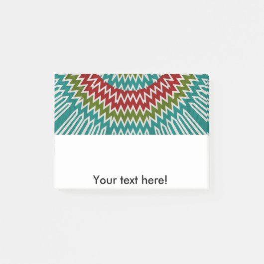 Post-it® Fleur mandalaic hypnotique (Devant)