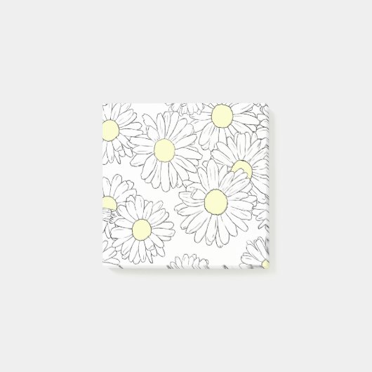 Post-it® Fleur marguerite jaune Post-it notes (Devant)