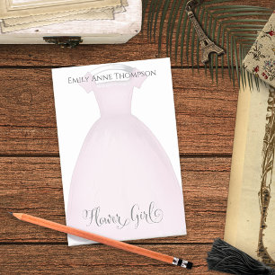 Post-it® Fleur mariage fille mignonne robe Vintage personna