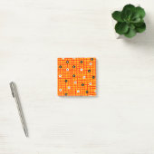 Post-it® Fleur Orange rouge Chèque Motif Vibrant (Bureau)