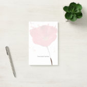 Post-it® Fleur peinte 2 de pavot d'aquarelle (Bureau)