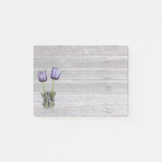 Post-it® Fleur pourpre de prairie de crocus (Devant)
