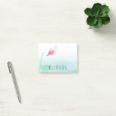 Post-it® Fleur rose Aqua Ombre (Bureau)