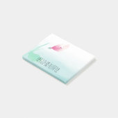 Post-it® Fleur rose Aqua Ombre (Incliné)