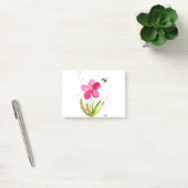 Post-it® Fleur rose aquarelle bourdon (Bureau)