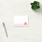 Post-it® Fleur rose bordure rose (Bureau)