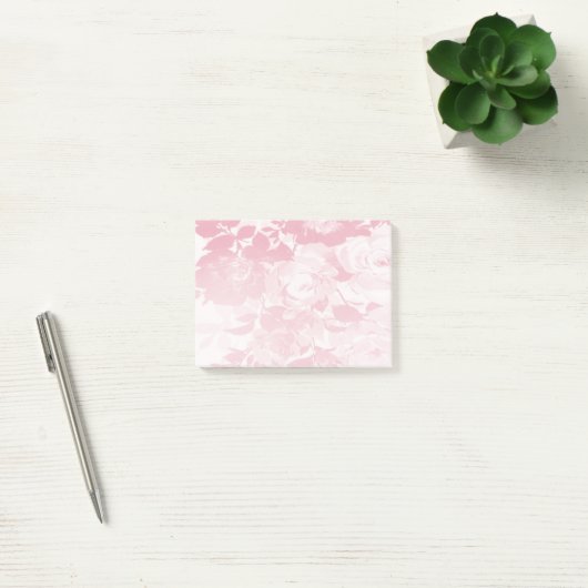 Post-it® Fleur rose dentelle (Bureau)