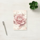 Post-it® Fleur Rose Élégante -- Floraison de Printemps (Bureau)