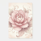 Post-it® Fleur Rose Élégante -- Floraison de Printemps (Devant)