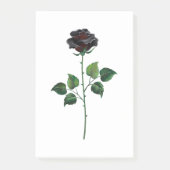 Post-it® Fleur rose noire (Devant)