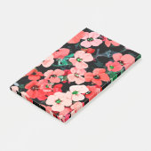 Post-it® Fleur rouge aquarelle (Incliné)