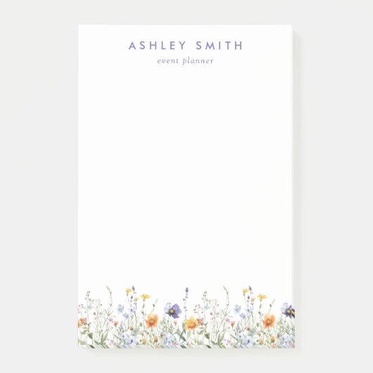 Post-it® Fleur sauvage (Devant)