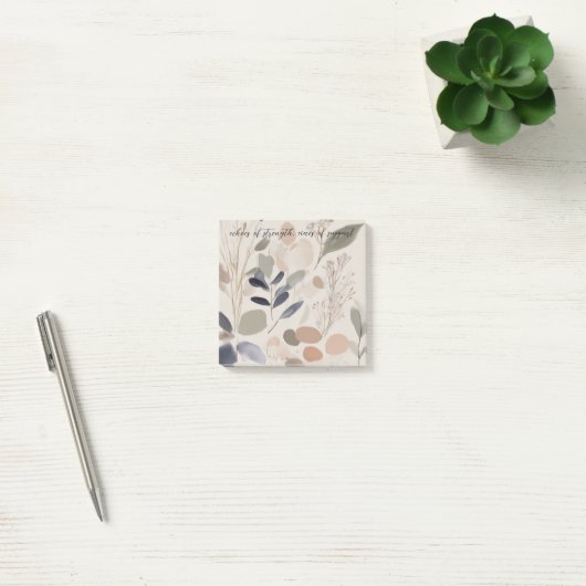 Post-it® Fleur sauvage aquarelle (Bureau)