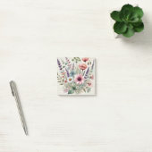 Post-it® Fleur sauvage aquarelle parfait pour le printemps  (Bureau)