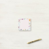 Post-it® Fleur Sauvage Botanique (Sur un bureau)