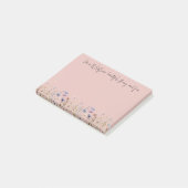 Post-it® Fleur sauvage couleur aquarelle (Incliné)