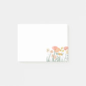 Post-it® Fleur sauvage orange (Devant)