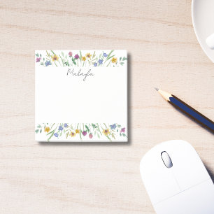 Post-it® Fleur sauvage personnalisé