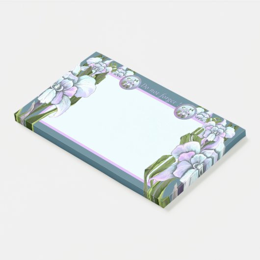 Post-it® Fleur Smeraldo (Incliné)