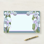 Post-it® Fleur Smeraldo (Sur un bureau)