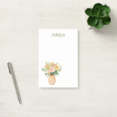 Post-it® Fleur Tropicale Jaune Blush Ananas (Bureau)