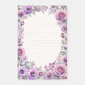 Post-it® Fleur violet. (Devant)