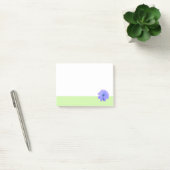 Post-it® Fleur Violette Bordure Verte (Bureau)