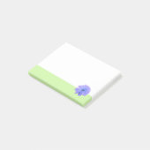 Post-it® Fleur Violette Bordure Verte (Incliné)