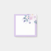 Post-it® fleuri violet, fleurs (Devant)