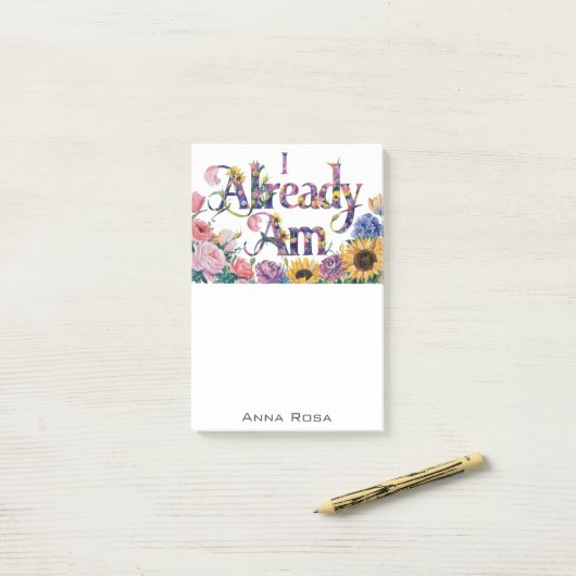 Post-it® *~* Fleurs 11 DÉJÀ AM AP85 Manifestation (Sur un bureau)