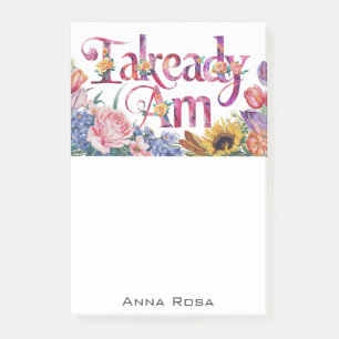 Post-it® *~* Fleurs 12 DÉJÀ AM AP85 Manifestation