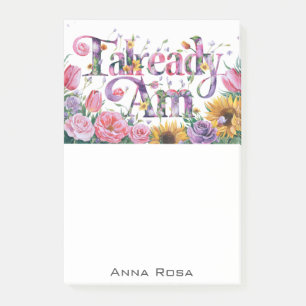 Post-it® *~* Fleurs 13 DÉJÀ AM AP85 Manifestation